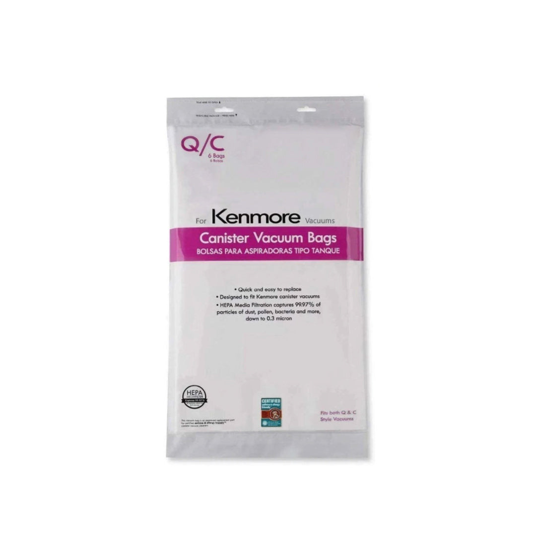 kenmore 53292 6 pack type q hepa vacuum bags