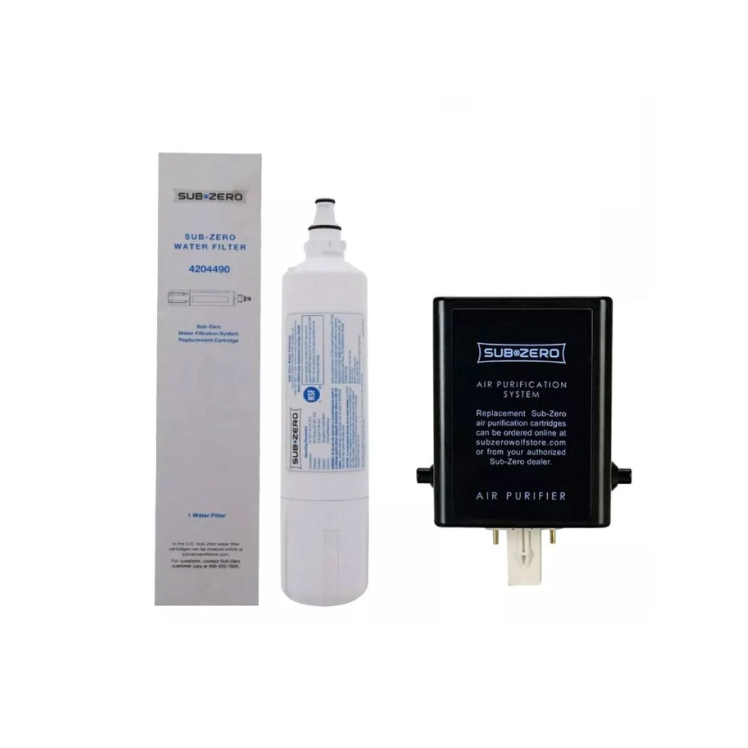 Sub Zero 4204490 Water Filter & 7042798 Air Purification Cartridge Com