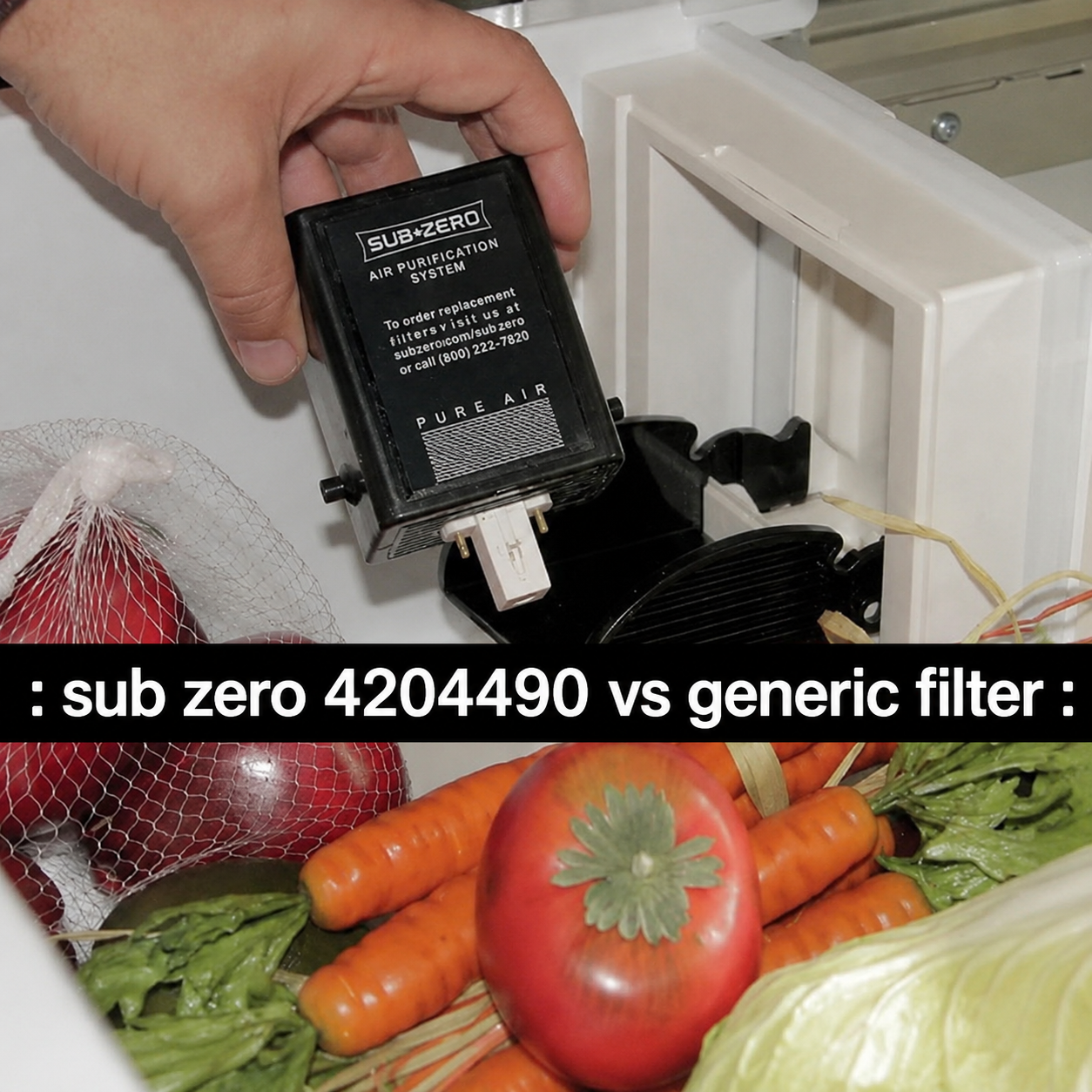 sub zero 4204490 vs generic filter