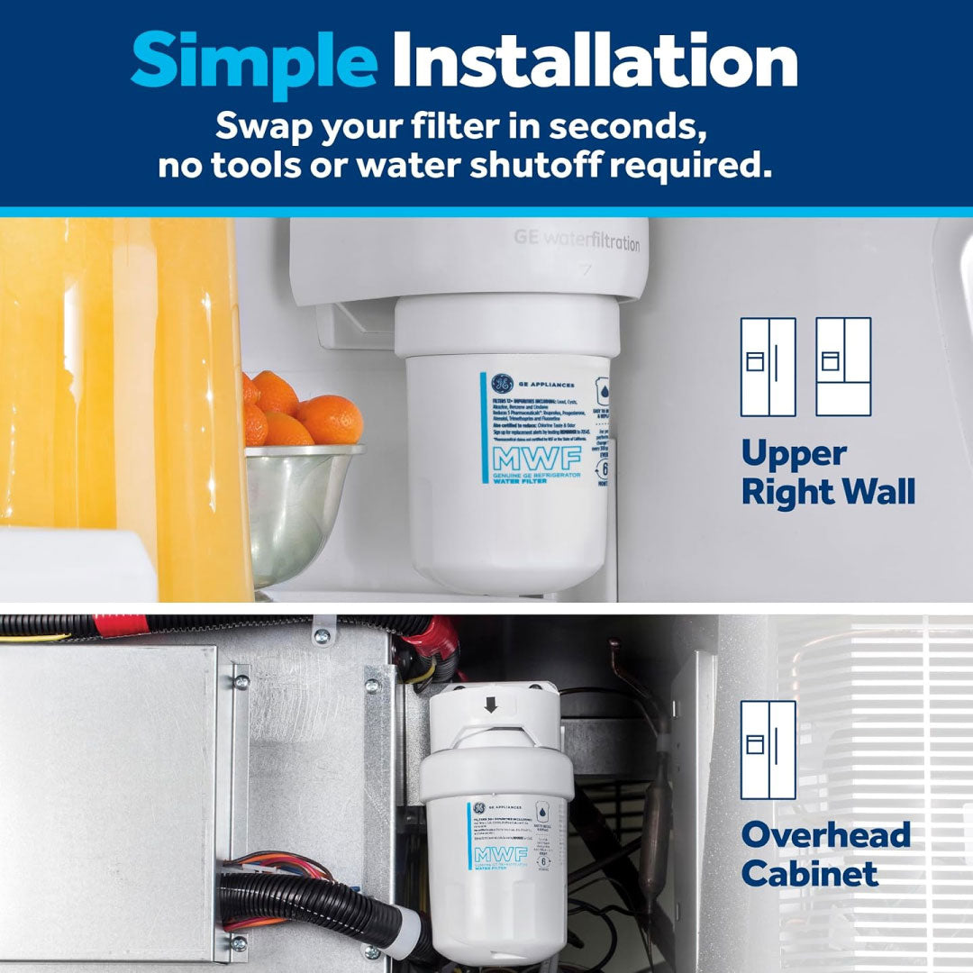 GE MWF Replacement Refrigerator Water Filter